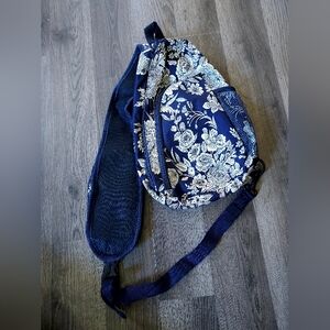 Over the shoulder cross body floral bag